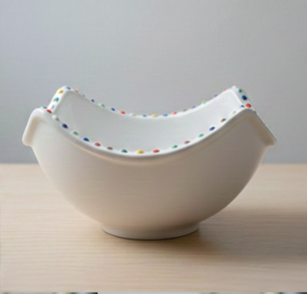 Elegant Handcrafted Ceramic Pedestal Bowl - Image 2