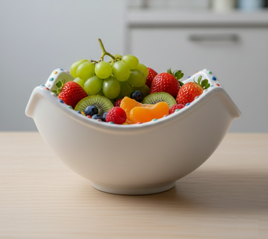 Elegant Handcrafted Ceramic Pedestal Bowl - Image 4