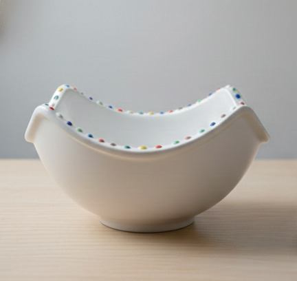 Elegant Handcrafted Ceramic Pedestal Bowl